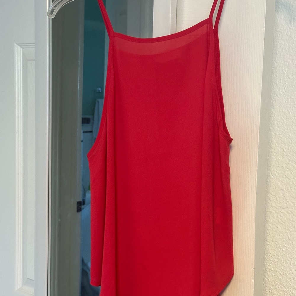 Lush Red Camisole Top
